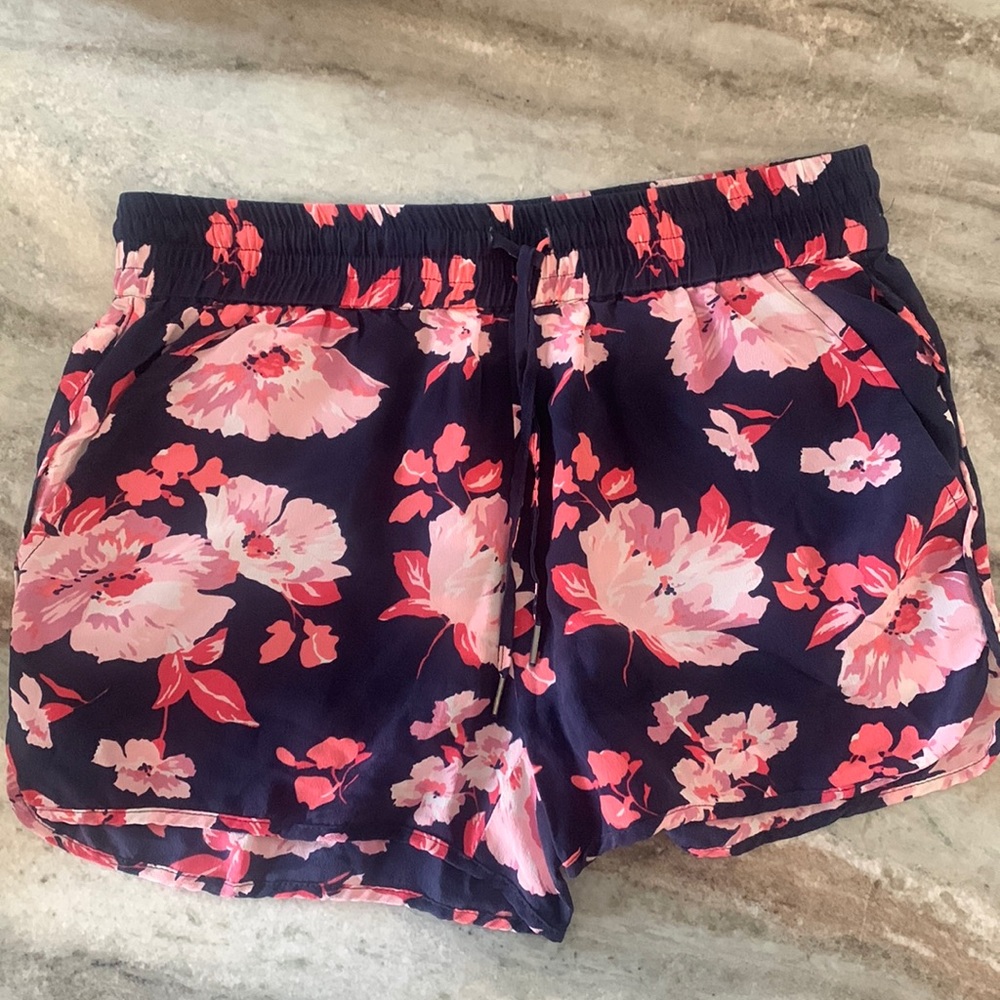 Joie Silk Floral Shorts